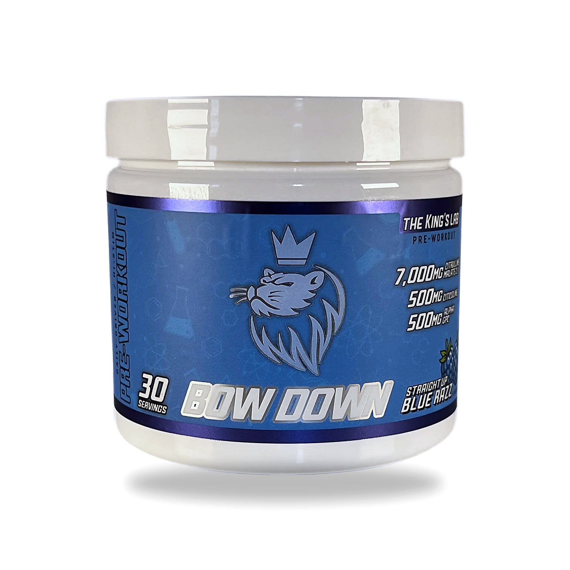 the King’s lab | Bow Down NO ITCH, NO Beta-Alanine Pre-Workout - (30 Servings)