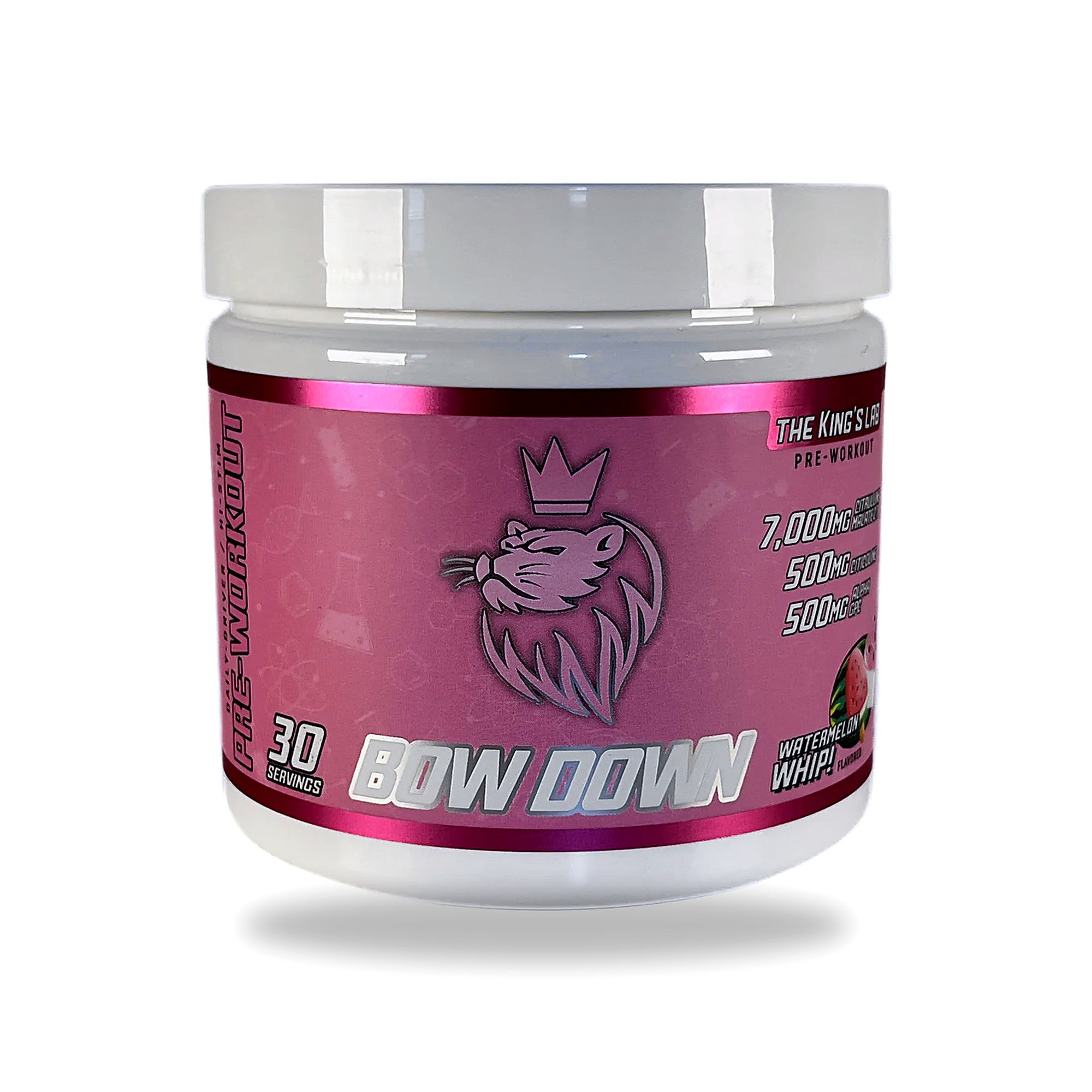the King’s lab | Bow Down NO ITCH, NO Beta-Alanine Pre-Workout - (30 Servings)