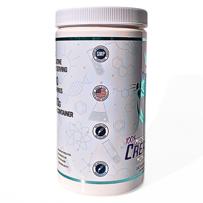 the King’s lab Creatine Monohydrate – 100% Micronized, 500g (100 Servings)